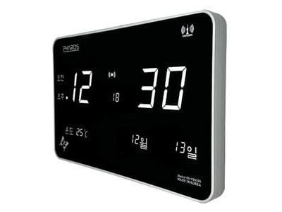 디지털 벽걸이 LED 전자 대형 벽시계 전파수신 거실 사무실 개업선물 판촉인쇄 D3202W