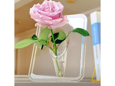 액자형 아크릴 꽃병 투명 프레임 인테리어 화병 DD-13383