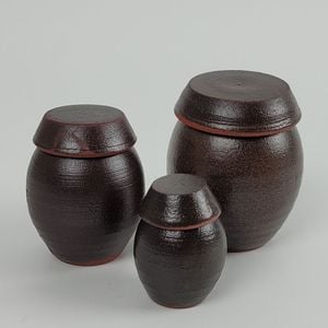 미니어처 옹기 자배기 단지 (소중대) 3p세트