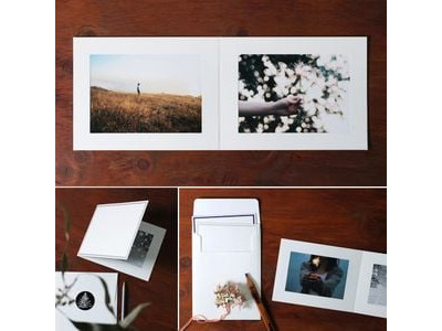양면 종이액자 접이식 스텐딩 포토프레임 4x6 5x7