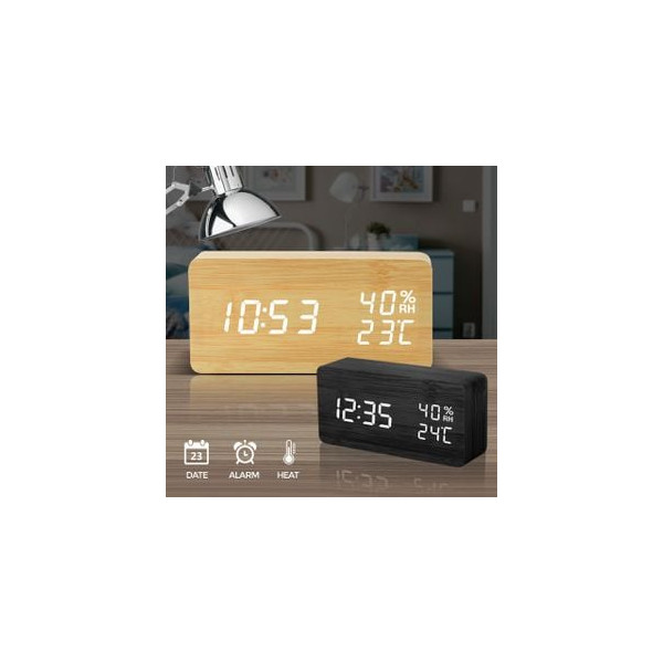 탁상시계 LED 무소음 알람 탁상용 전자 탁자 디지털