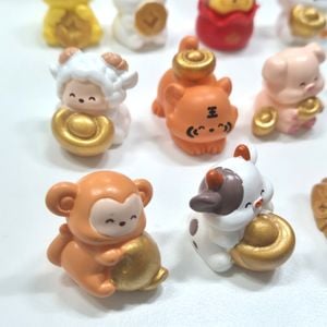 12지신 재물운 동물 미니어쳐 캐릭터 소품 새해 선물