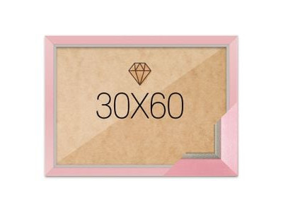 보석십자수액자 30x60 고급형 모던핑크