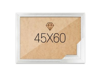 보석십자수액자 45x60 고급형 그레이스 실버