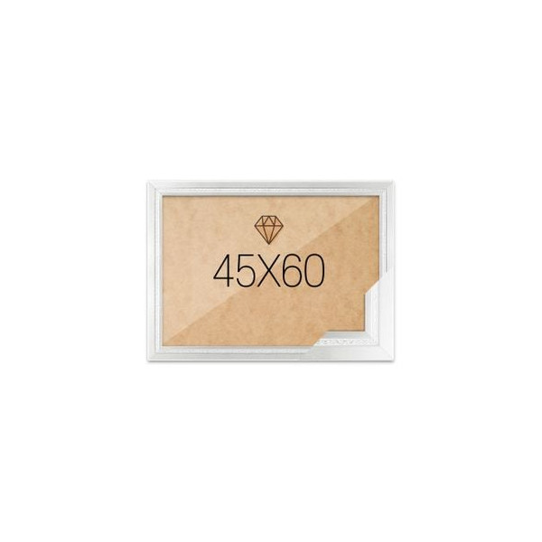 보석십자수액자 45x60 고급형 그레이스 실버