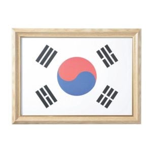 대상액자 태극기액자A3- 원목색 (A3용)