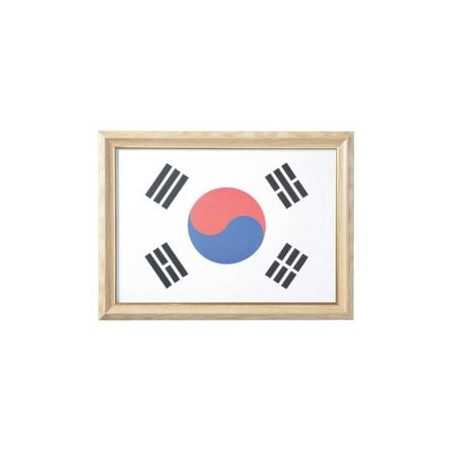대상액자 태극기액자A3- 원목색 (A3용)