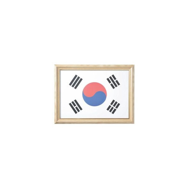 대상액자 태극기액자A3- 원목색 (A3용)